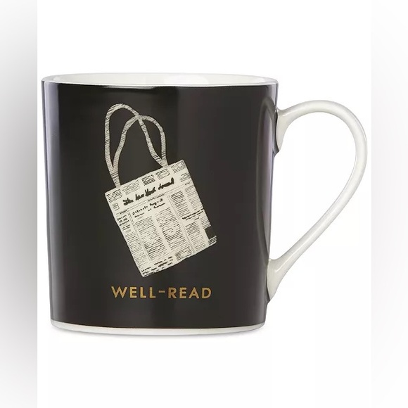 kate spade Other - NEW kate spade Things We Love News Well-Read Tote Mug